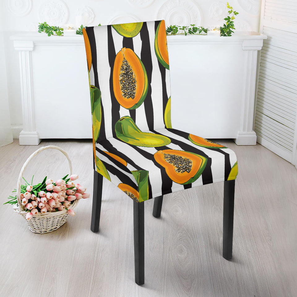Papaya Design Pattern Dining Chair Slipcover