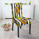 Papaya Design Pattern Dining Chair Slipcover