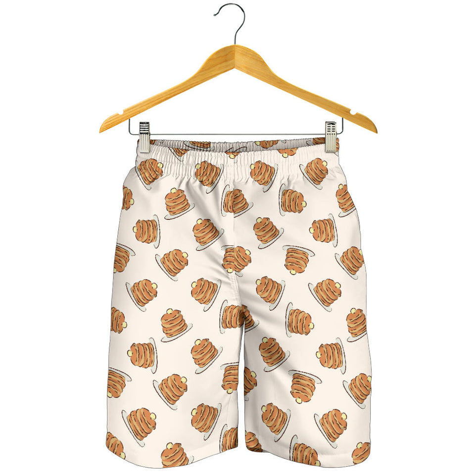 Pancake Pattern Print Design 01 Men Shorts