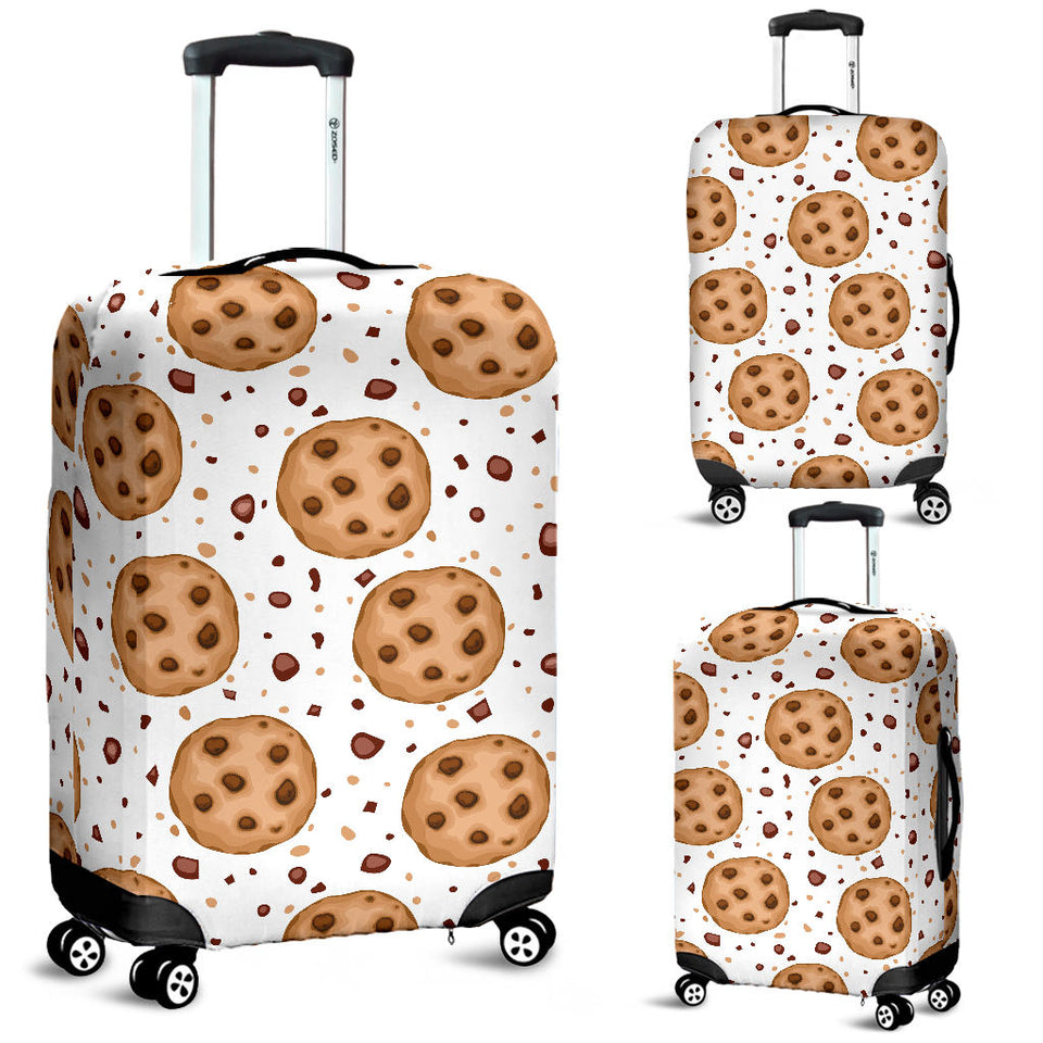 Chocolate Chip Cookie Pattern Luggage Covers