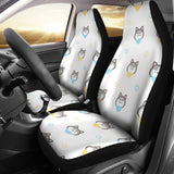 Cute Siberian Husky Pattern  Universal Fit Car Seat Covers