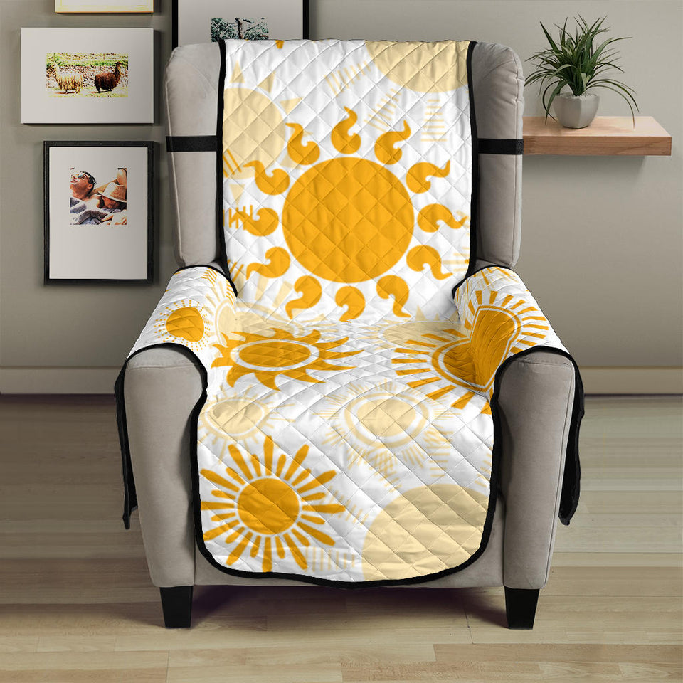 Sun design pattern Chair Cover Protector