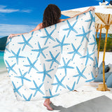Watercolor Starfish Pattern Sarong