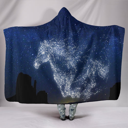 Horse Star Ii Hooded Blanket