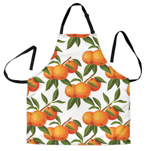 Oranges Pattern Background Adjustable Apron