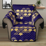 Beautiful japanese fan pattern Recliner Cover Protector