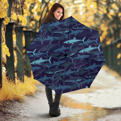 Shark Pattern Umbrella