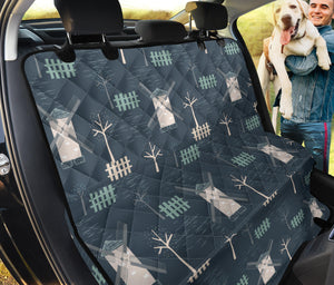 Windmill Tree Pattern Dog Car Seat Covers