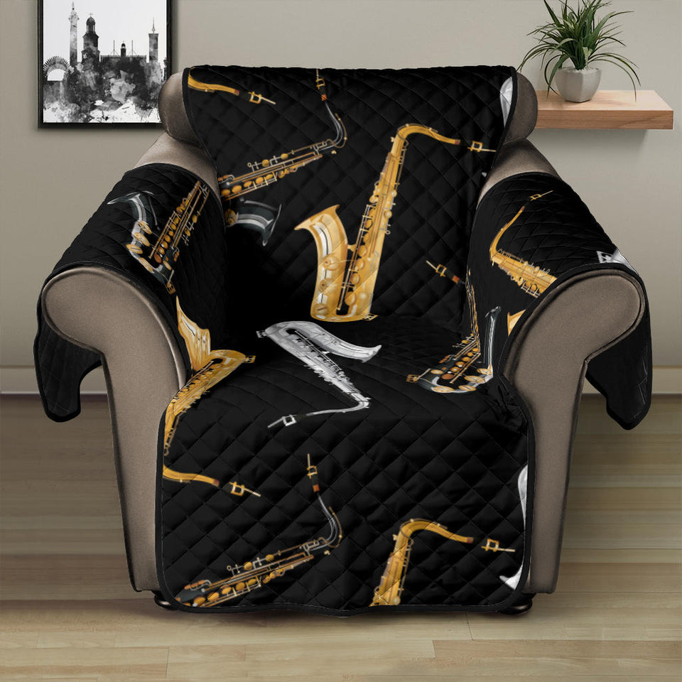 saxophone design pattern Recliner Cover Protector