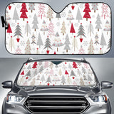 Cute Christmas Tree Pattern Car Sun Shade