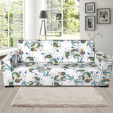 Peacock Feather Pattern Sofa Slipcover