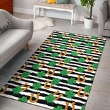 Horseshoes Pattern Print Design 01 Area Rug