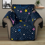 space pattern with planets, comets, constellations and stars Recliner Cover Protector