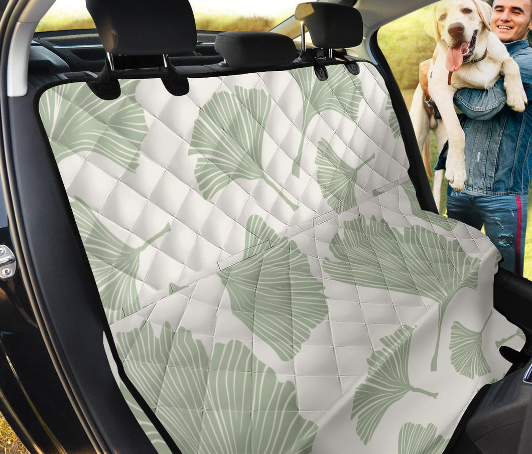 Ginkgo Leaves Pattern Dog Car Seat Covers