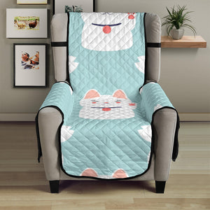 Maneki Neko Lucky Cat sakura Chair Cover Protector