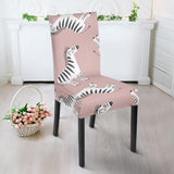 Cute Zebra Pattern Dining Chair Slipcover