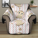 cute owl leaf Recliner Cover Protector