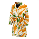 Carrot Pattern Print Design 01 Men's Bathrobe