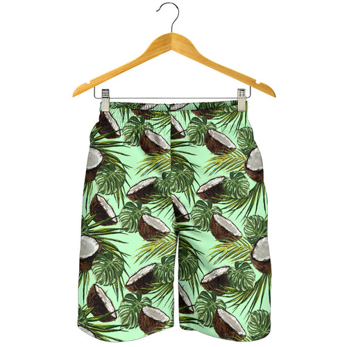 Coconut Pattern Print Design 02 Men Shorts