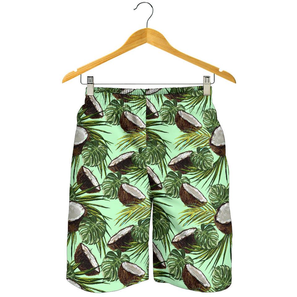 Coconut Pattern Print Design 02 Men Shorts