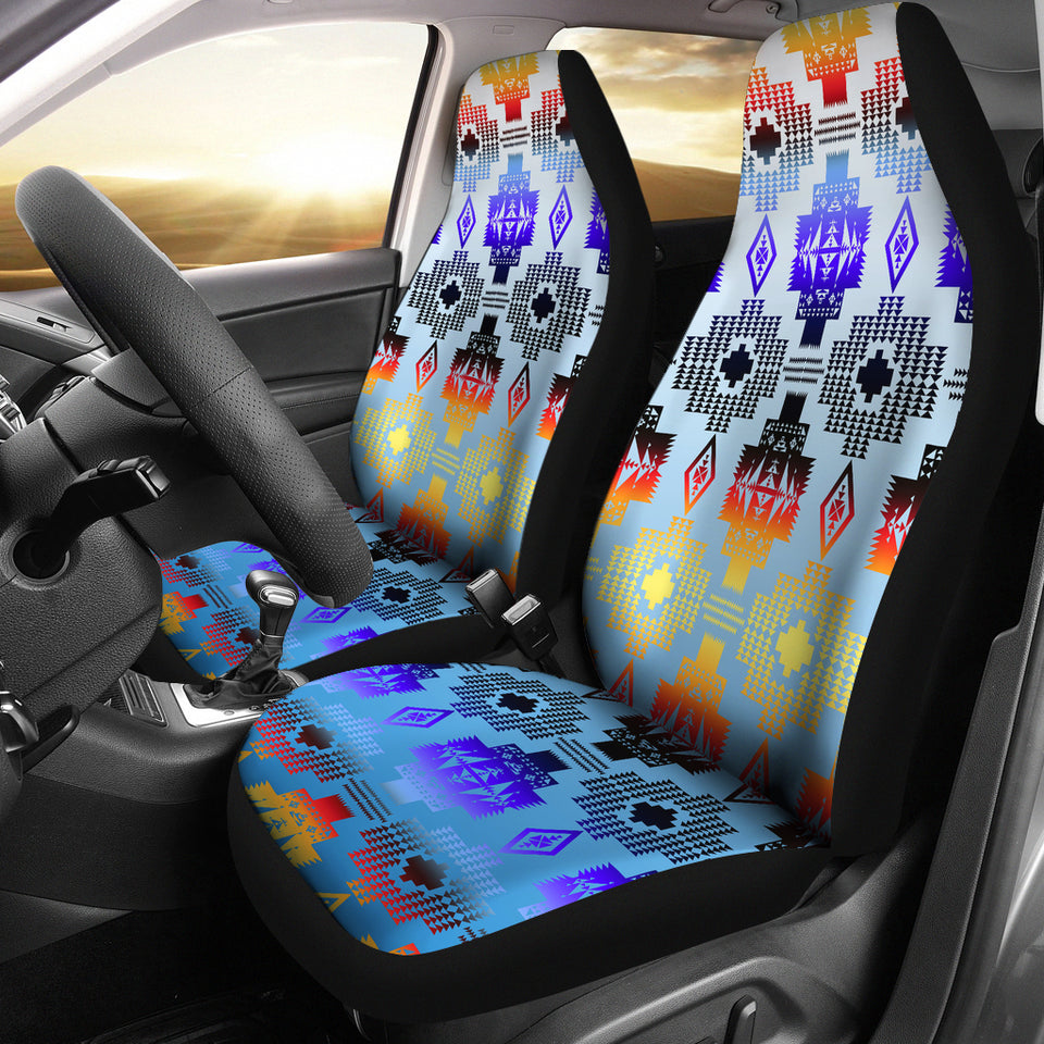 Seven Tribes Turquoise Horizon Car Seat Covers