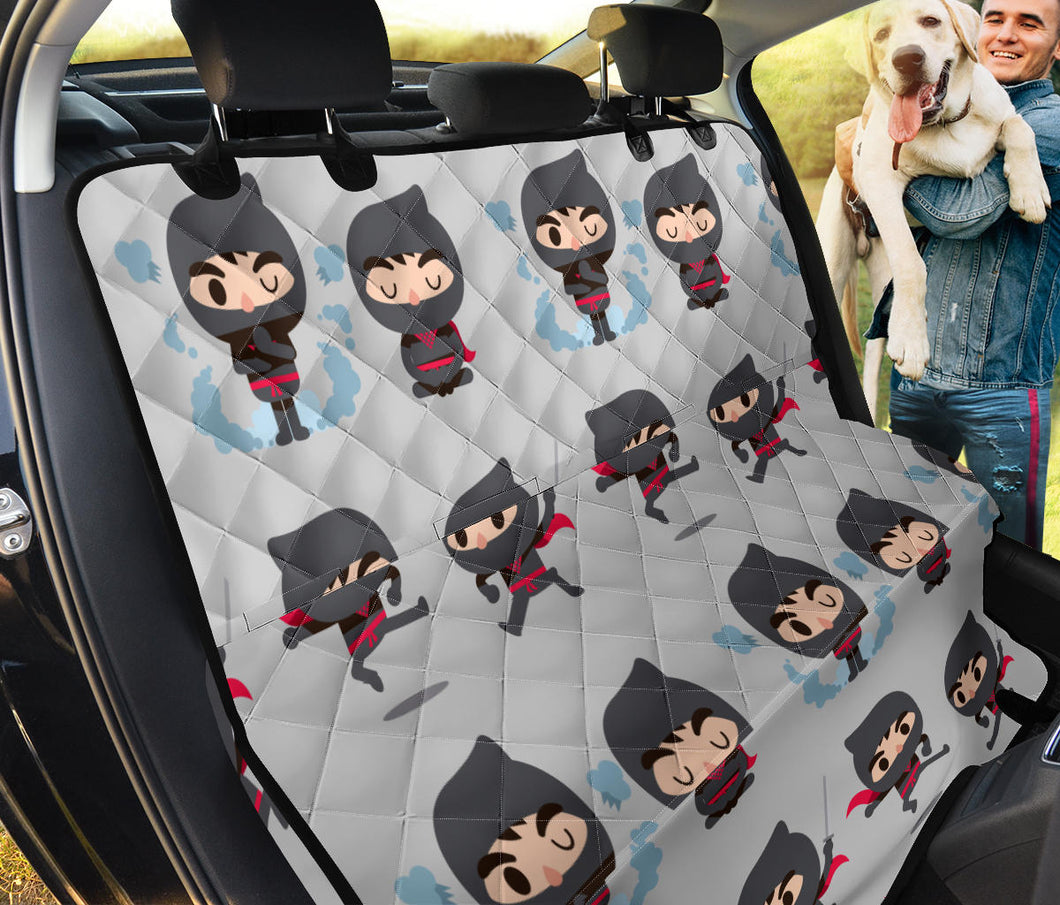 Cute Ninja Pattern Dog Car Seat Covers