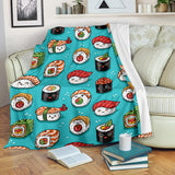 Cute Sushi Pattern Premium Blanket