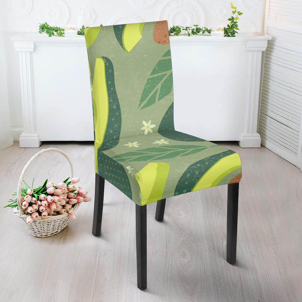Avocado Pattern Dining Chair Slipcover