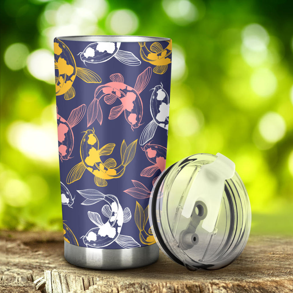 Koi Fish Carp Fish Pattern Tumbler