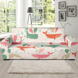 Cute Whale Pattern Sofa Slipcover