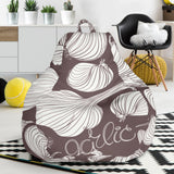 Garlic Bulb Dark Background Bean Bag Cover
