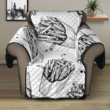 Hand drawn french fries pattern Recliner Cover Protector