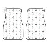 Penguin Pattern Front Car Mats