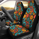 Gear Pattern Print Design 01 Universal Fit Car Seat Covers