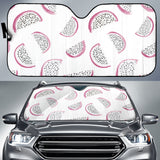 Dragon Fruit Pattern Car Sun Shade