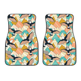 Eagle Pattern Print Design 02 Front Car Mats