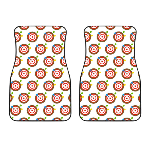 Darts Pattern Print Design 04 Front Car Mats