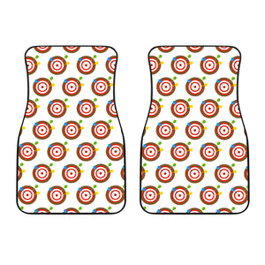 Darts Pattern Print Design 04 Front Car Mats
