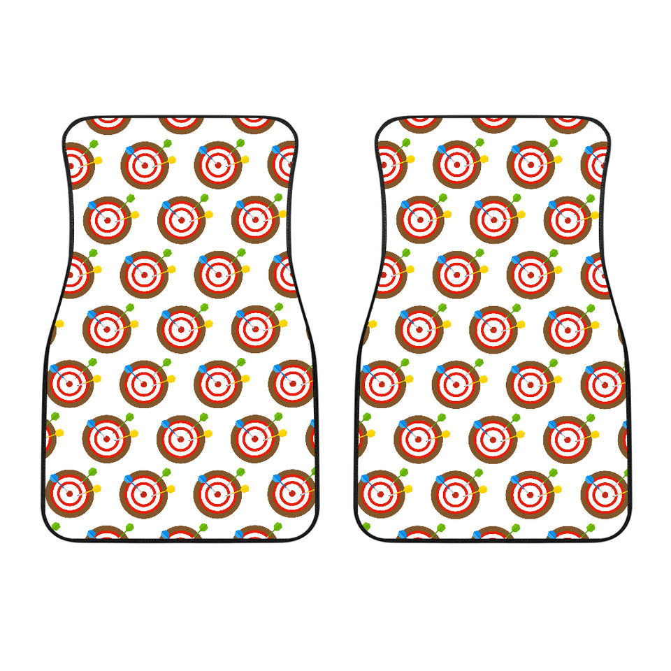 Darts Pattern Print Design 04 Front Car Mats