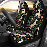 Unicorns Forest Background  Universal Fit Car Seat Covers