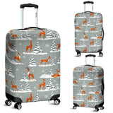 Beautiful Deers Winter Christmas Luggage Covers