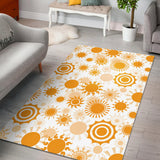 Sun Design Pattern Area Rug