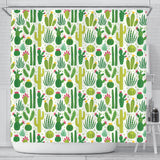 Cactus Pattern Shower Curtain Fulfilled In US