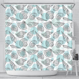 Shell Polynesian Tribal  Shower Curtain Fulfilled In US