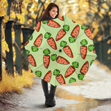Carrot Pattern Print Design 05 Umbrella
