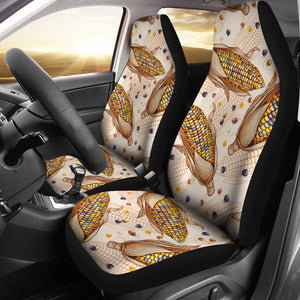 Corn Pattern Print Design 03 Universal Fit Car Seat Covers
