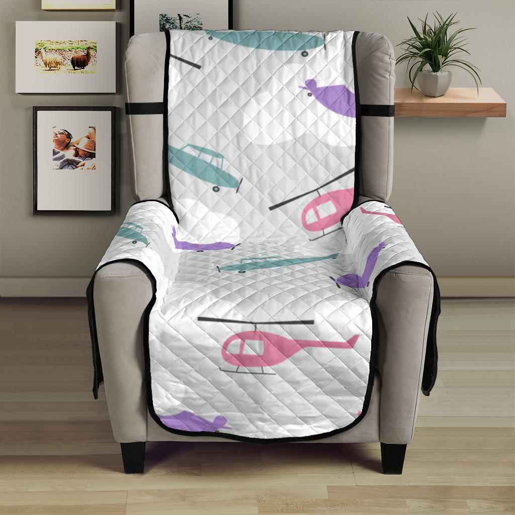 Helicopter plane pattern Chair Cover Protector