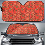 Red Tomato Pattern Car Sun Shade
