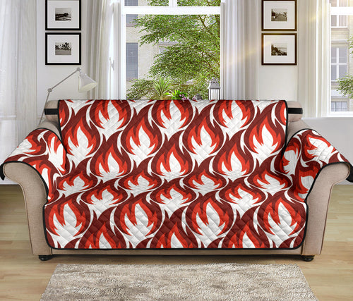 Fire flame symbol design pattern Sofa Cover Protector