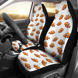 Clown Fish Pattern Print Design 03 Universal Fit Car Seat Covers